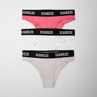 Trusas Mujer Squeeze Lila Pas./Blanco/Chicle Abighail